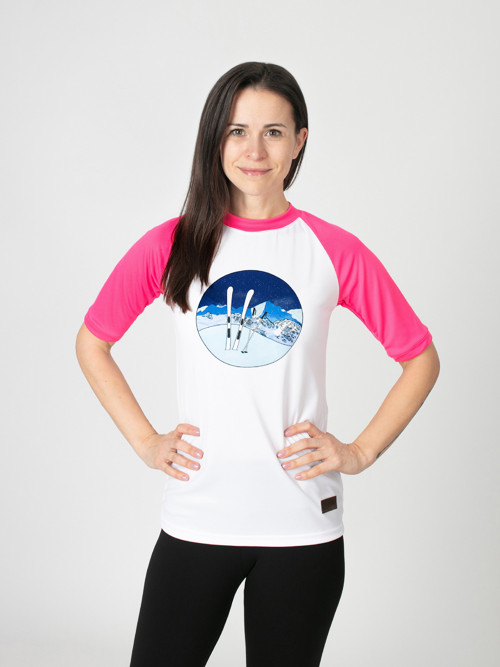 Drexiss dámské funkční CoolMax tričko SKI - WHITE