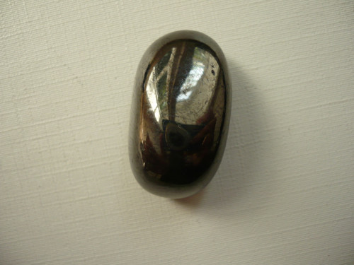 Tromlovaný kámen - gagát 31 mm, č.4f