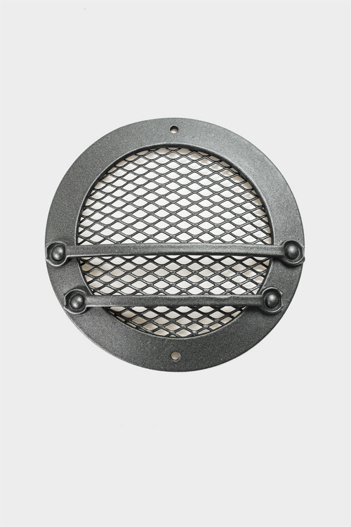 Kovaná kulatá ventilační mřížka STRUGGLE RHOMBUS