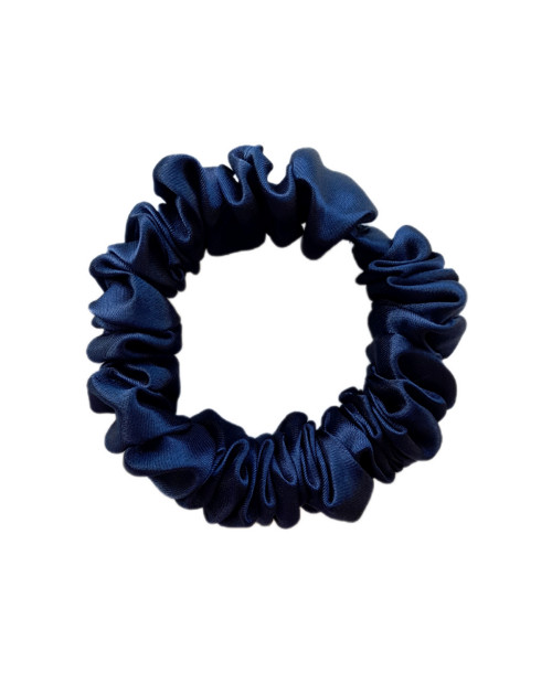 S Gumička saténová - dark blue — foto 1