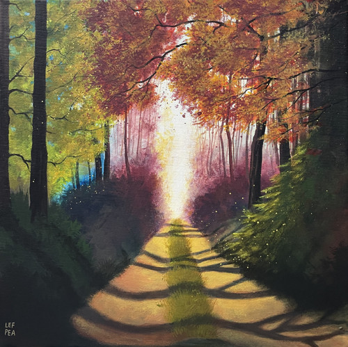 Lesní ticho - 30x30cm — foto 1