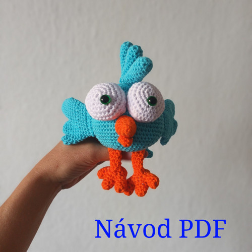 Návod na háčkovaného ptáčka