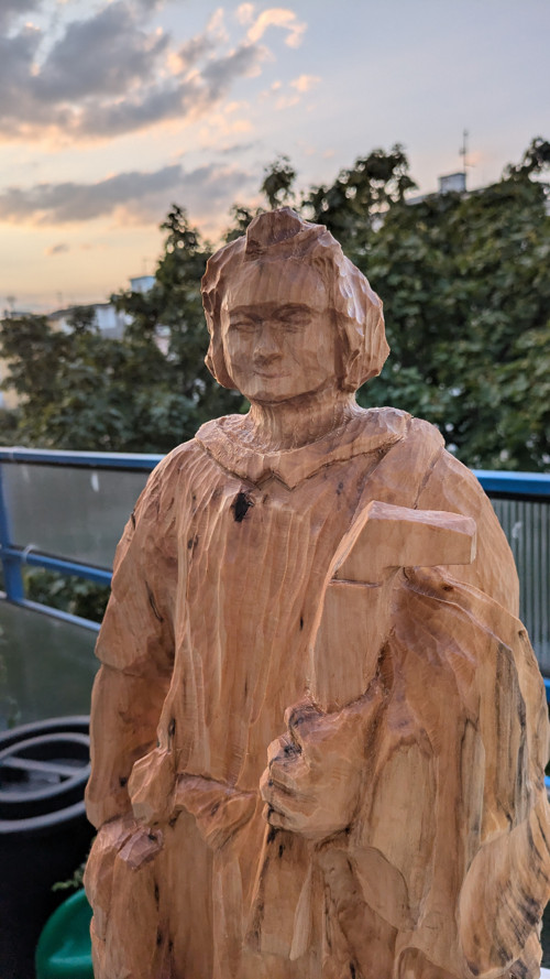 Socha Sv. Josef, lipové dřevo 70 cm