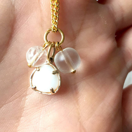 Přívěšek BIRTHSTONE křišťál - PROSINEC E048