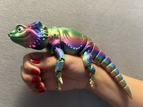 Agama Vousatá - 26 cm - 3D Tisk — foto 1