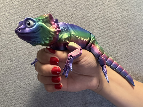 Agama Vousatá - 26 cm - 3D Tisk — foto 1