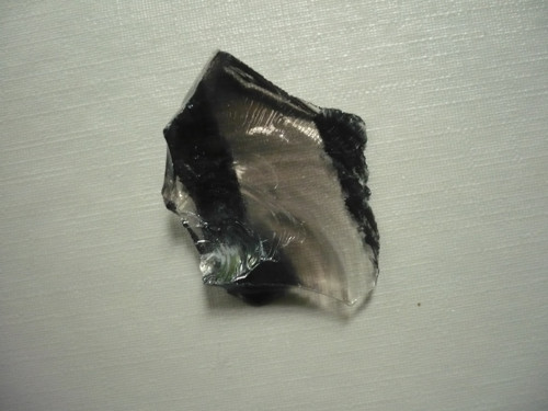 Surový - obsidián kouřový 31 mm, č.23s