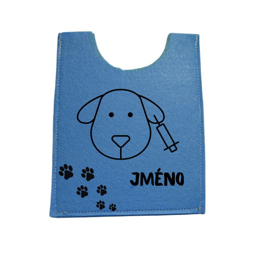 Obal na očkovací průkaz se jménem na přání