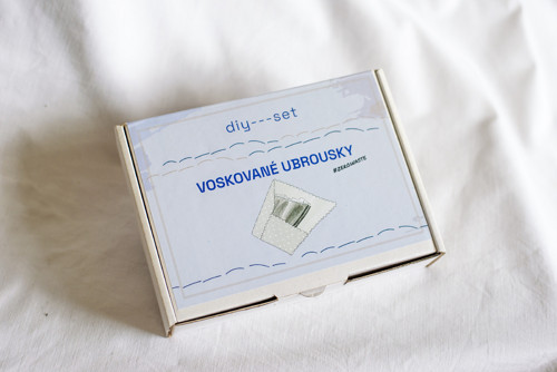 DIY set: voskované ubrousky