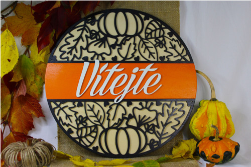 Dekorativní cedule - Vítejte