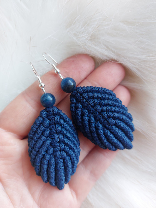 Náušnice macramé