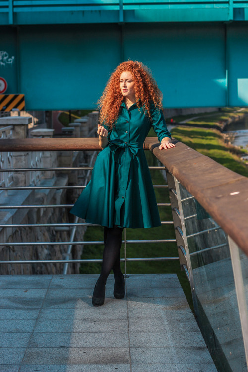 Košilové šaty SARA, vel 42 — foto 1