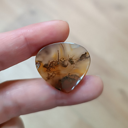 Achát, ID 4211, 26x24 mm
