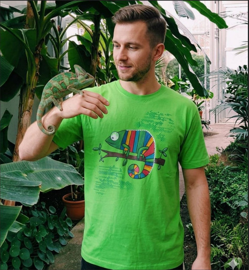 Tričko s chameleonem pro dospělé