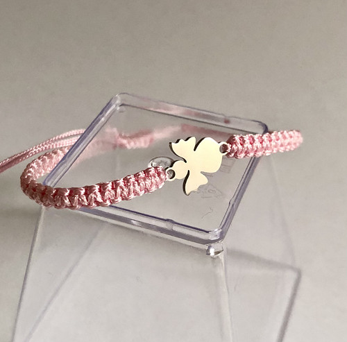 Andělský Shamballa Náramek - Růžový