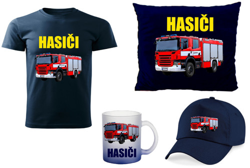 Tričko pro HASIČE SCANIA CAS 20 dárkový set