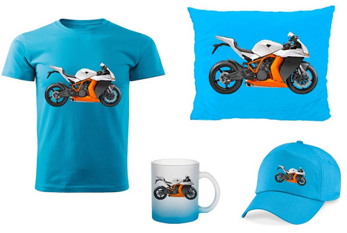 Tričko s motorkou KTM 1190 RC8R3 dětský set