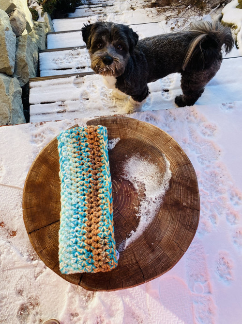 Háčkovaná čelenka "Podzim" ( 52 - 54 cm) - DÍVČÍ