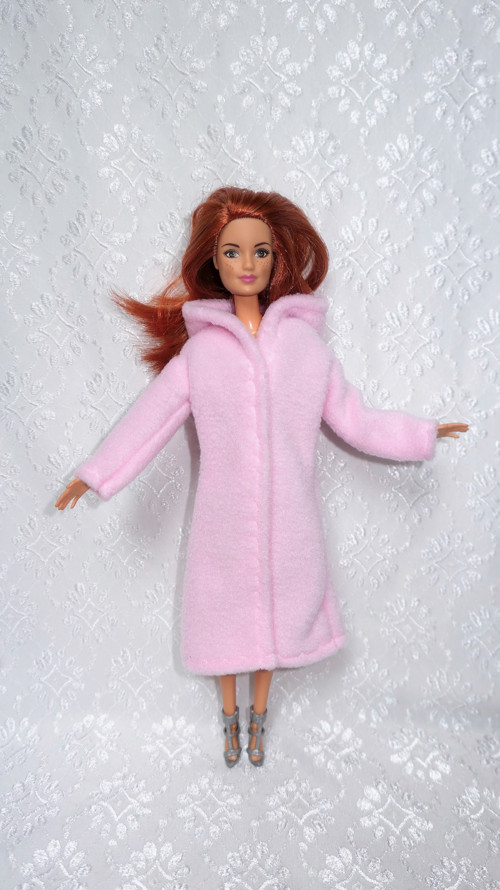 Barbie - zimní kabátek s kapuckou
