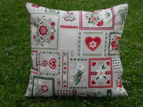 Povlak na polštář Poniklec patchwork