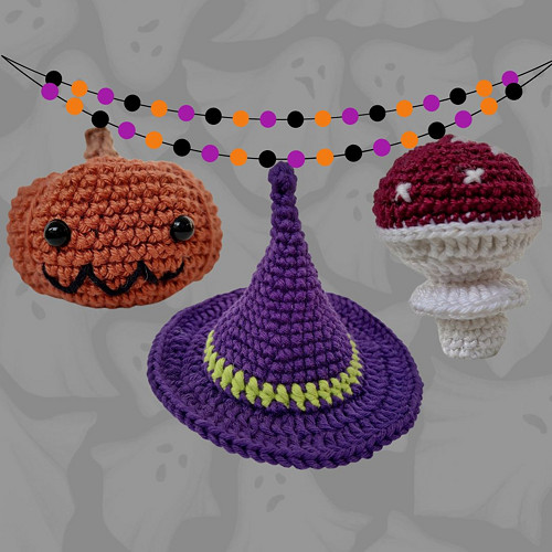 NÁVOD halloweenská girlanda