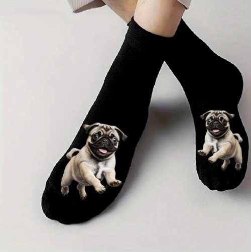 Mops Bavlněné Ponožky