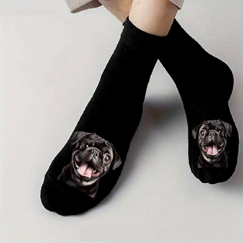 Mops Bavlněné Ponožky