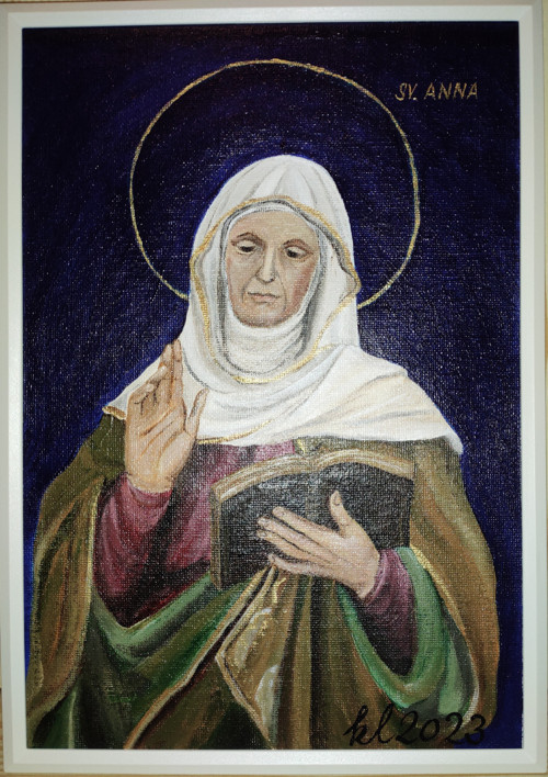 Portrét, křestní patron