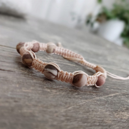 Shamballa náramek s jaspisovými kameny