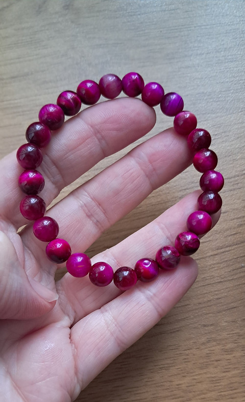 Tygří oko magenta