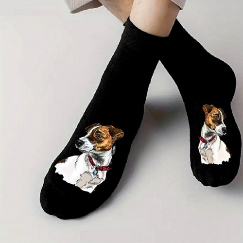 Jack Russell Teriér Bavlněné Ponožky