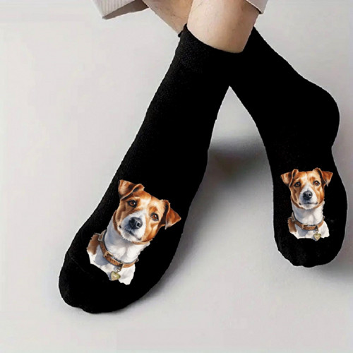 Jack Russell Teriér Bavlněné Ponožky