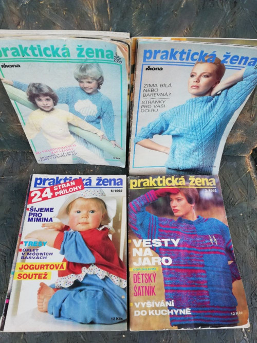 21 ksČasopisy Praktická žena,10x1992,7x1989,4x1990