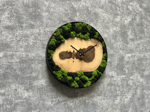 MECHOVÉ HODINY pr. 30cm – OŘECH