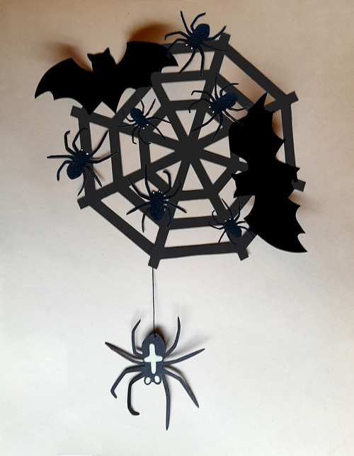 Kreativní sada - Pavučina Halloween - svítící