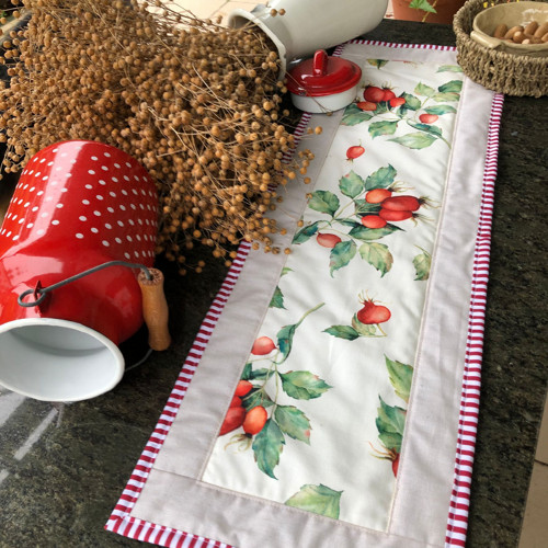 Podzimní běhoun se šípky: 76x25 cm