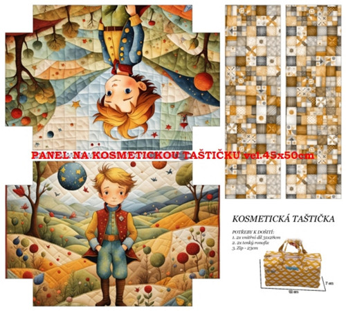 Panel na taštičku bavlna