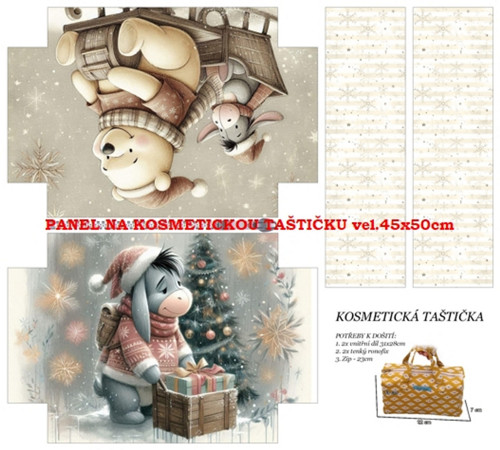 Panel na taštičku bavlna