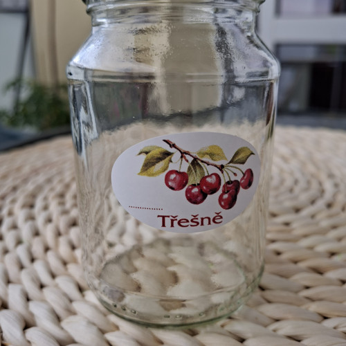 Třešně - etikety samolepící