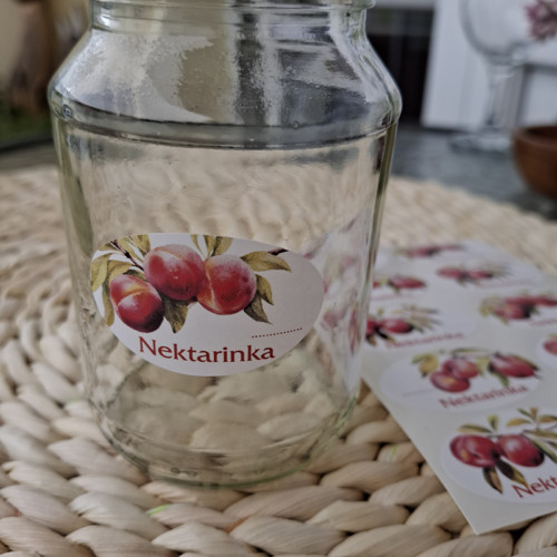 Nektarinka - etikety samolepící