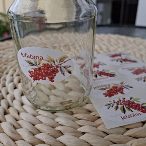 Jeřabina - etikety samolepící