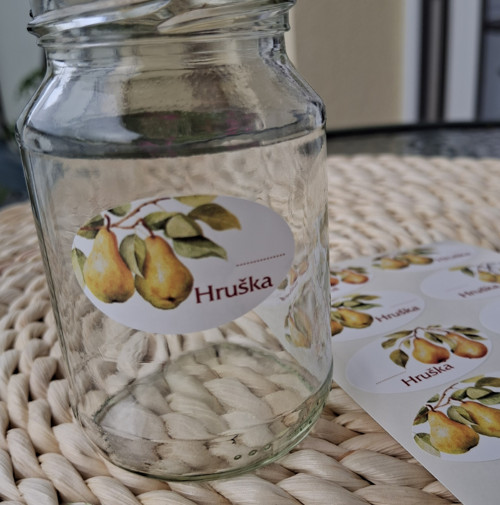 Hruška - etikety samolepící