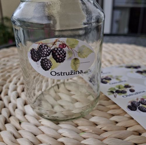 Ostružina - etikety samolepící