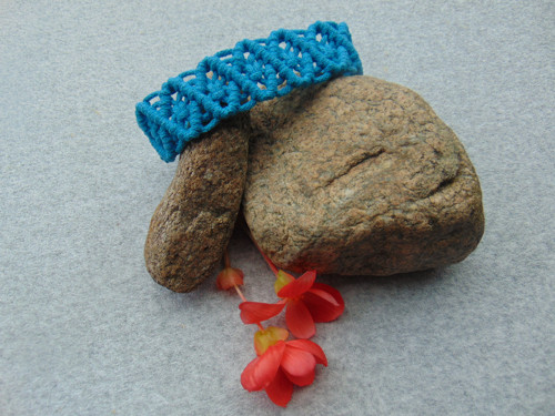 Macramé čelenka do vlasů