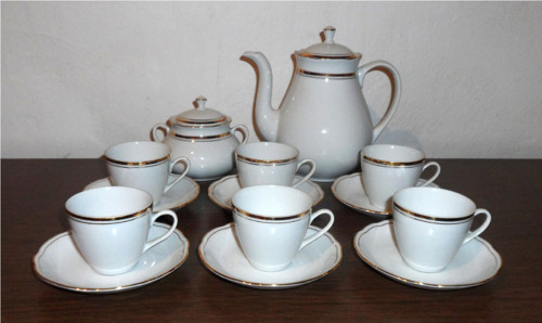 Moka porcelánový SERVIS • Bohemia Nová Role