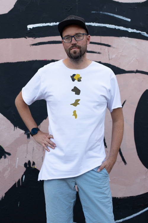 TPa5 Pánské triko asymetrie maskáč