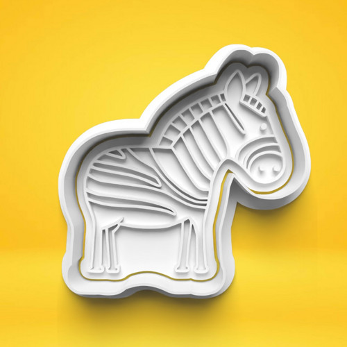 Vykrajovátko zvířata - zebra