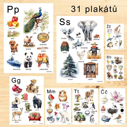 ABECEDA 31 PLAKÁTŮ A4 v PDF