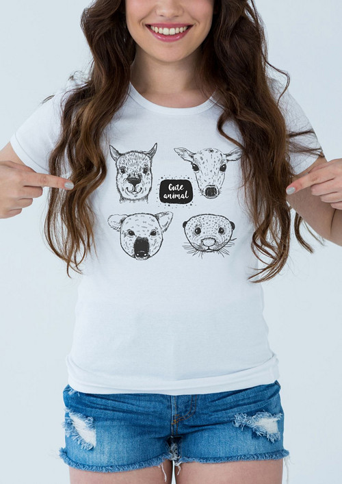 Dětské/dívčí/chlapecké tričko "Cute Animals" — foto 1
