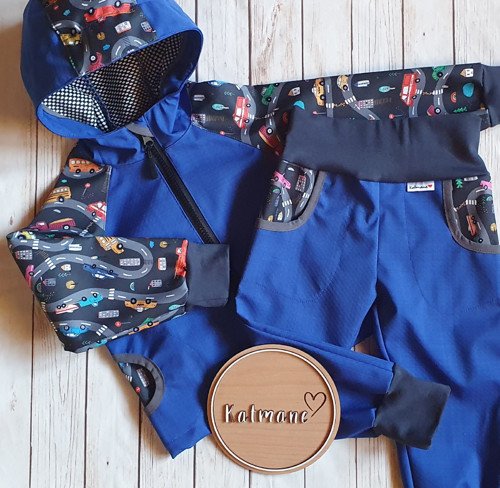 Softshellový komlet jarní/podzim - bunda + kalhoty